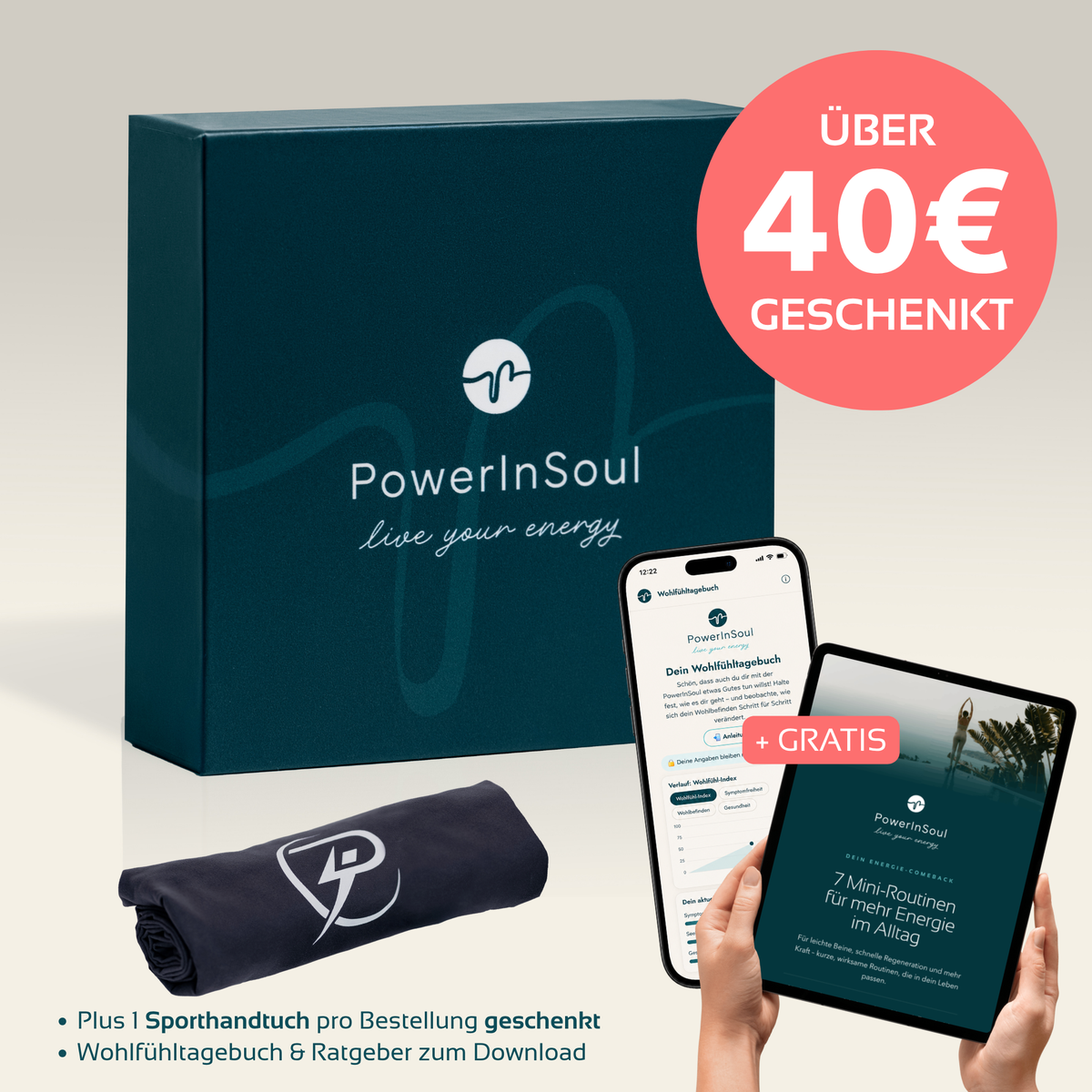 PowerInSoul + Geschenke im Wert von € 40,--